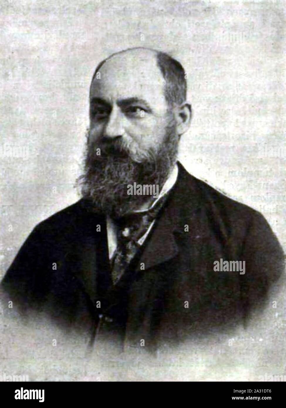 Erdélyi Portrait of Imre Steindl. Stock Photo
