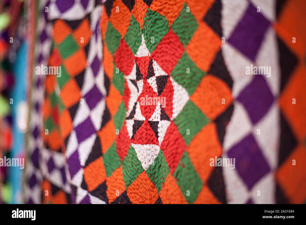 Ralli quilts are traditional quilts made by women in the areas of Sindh
