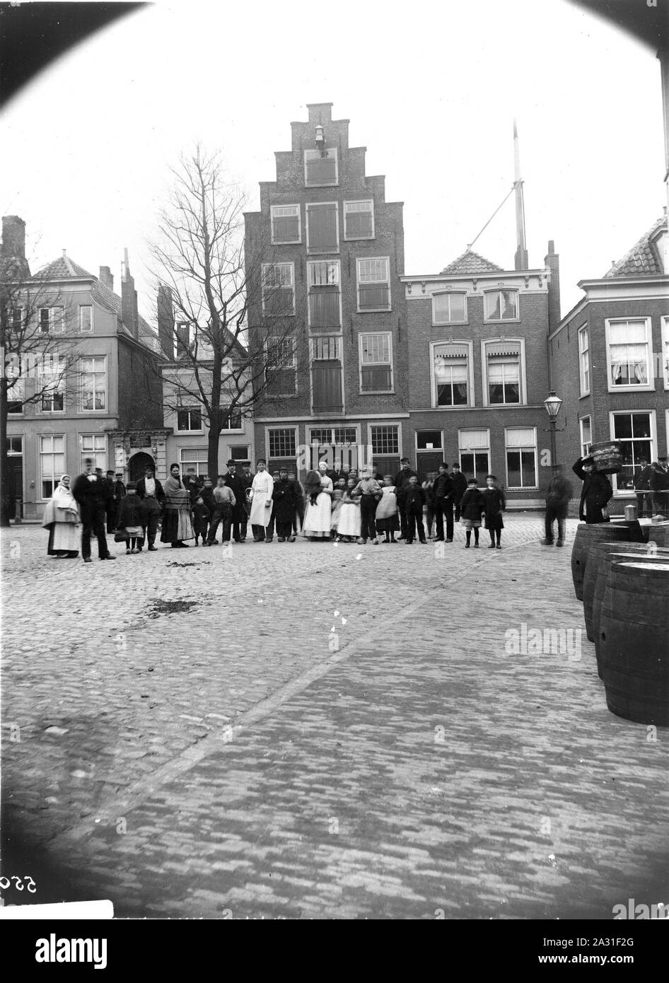 ErfgoedLeiden LEI001017204 Hooigracht nrs 5-11. Stock Photo