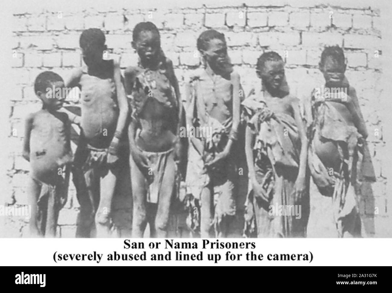 Erichsen Abused San or Nama child prisoners p. 52 v2. Stock Photo