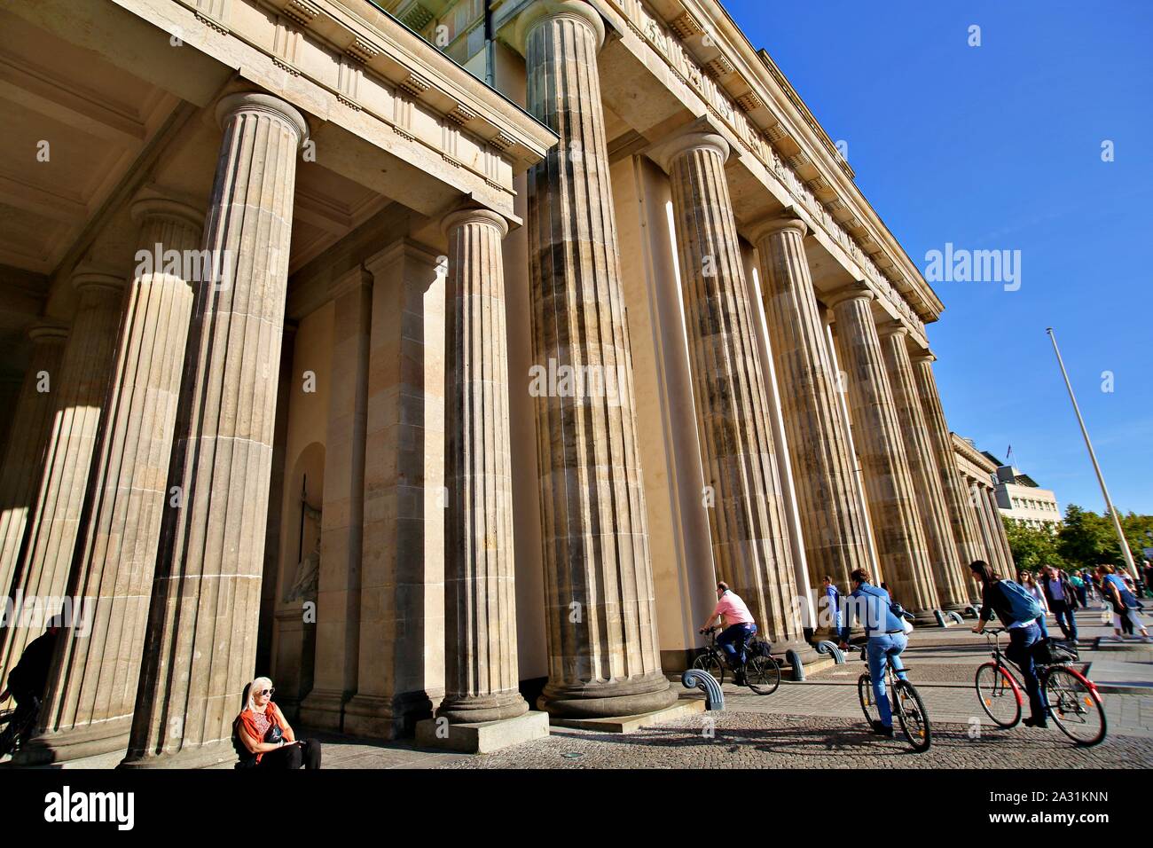 Berlin Germany. Friday, October 4, 2019. Brandenburg Gate in Berlin city, Germany. Stock Photo