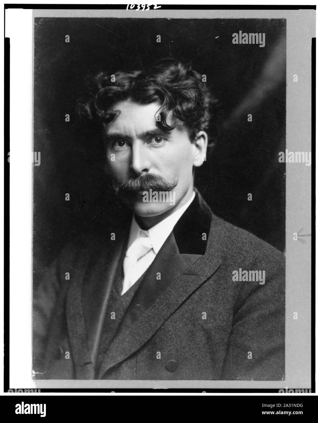 Ernest Thompson Seton, head-and-shoulders portrait, facing slightly left Stock Photo