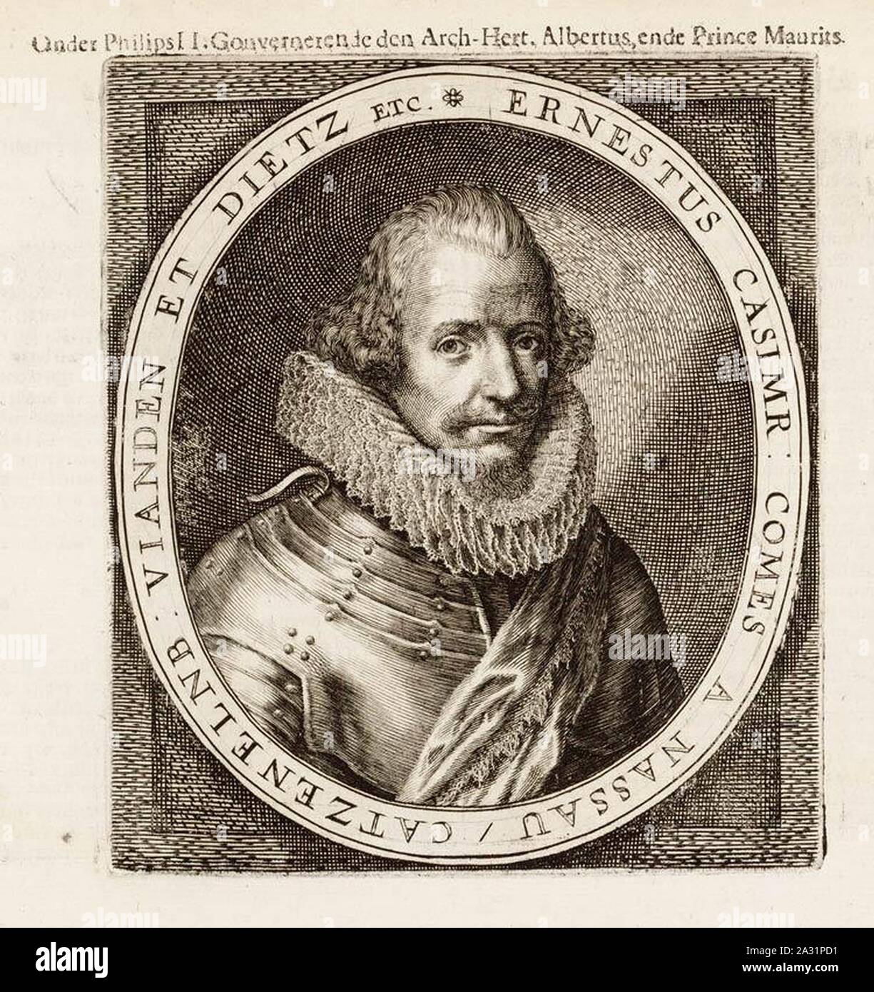 Ernst Casimir van NassauDietz (Michiel Colijn, 1616 Stock Photo Alamy