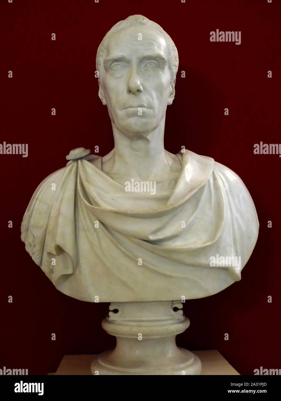 Ernst Gideon von Laudon (marble bust HGM). Stock Photo