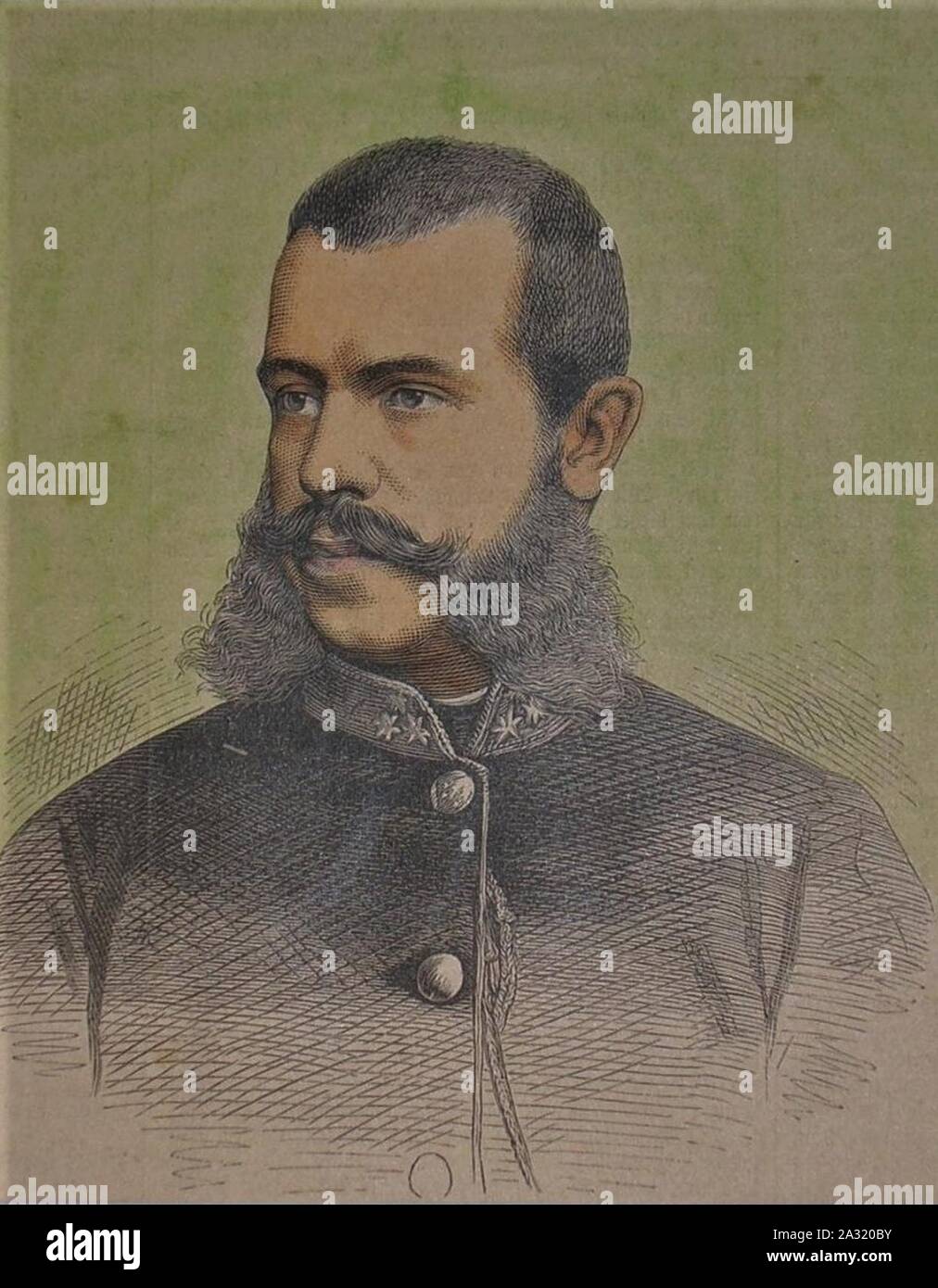 Erzherzog Johann Salvator von Österreich, 1878. Stock Photo