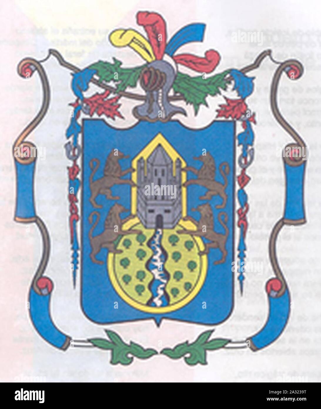 Escudo de Armas de San Juan de Pasto. Stock Photo