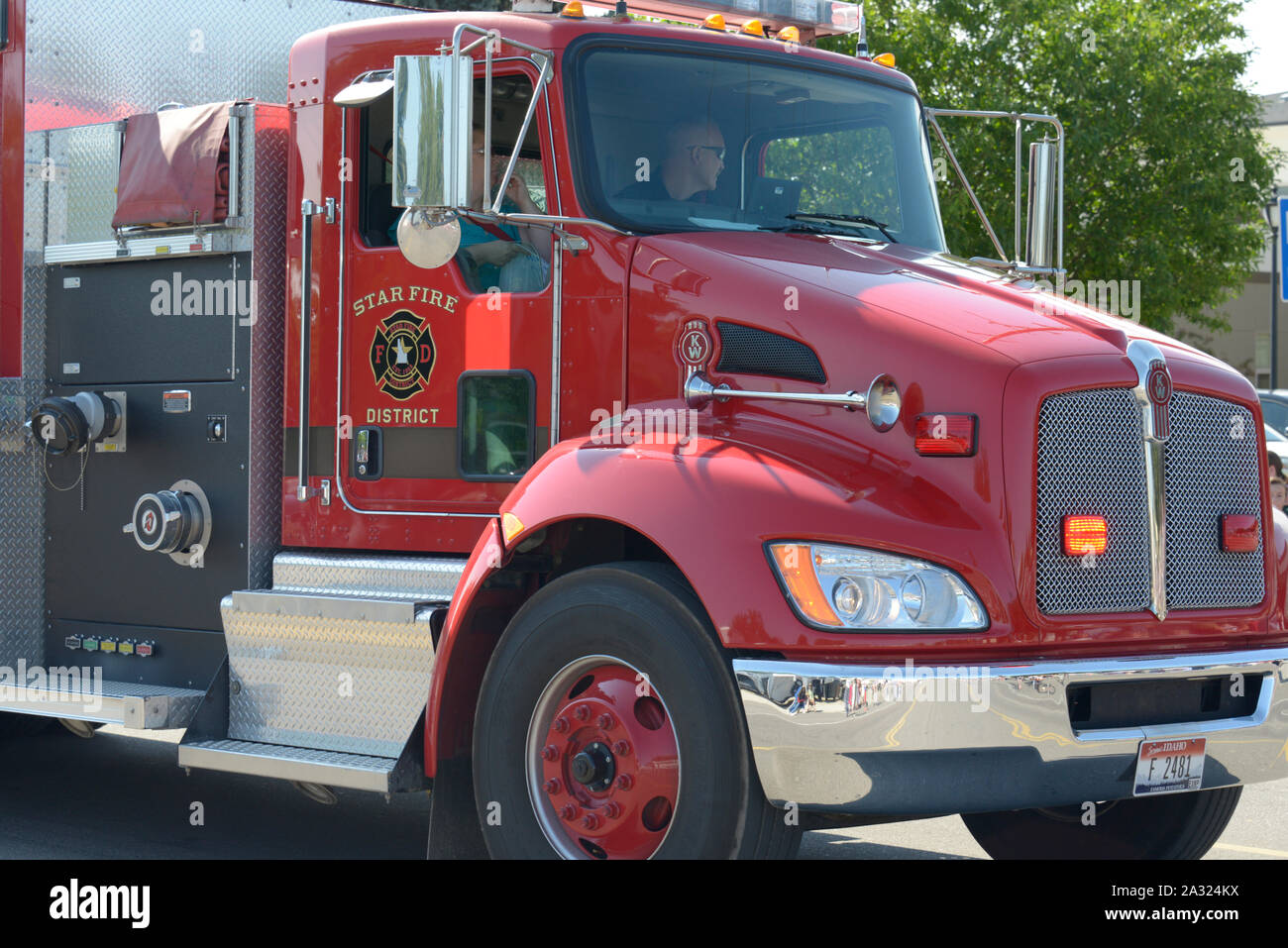 Fire Truck, July 4, Independence Day, 4th of July, Fourth of July