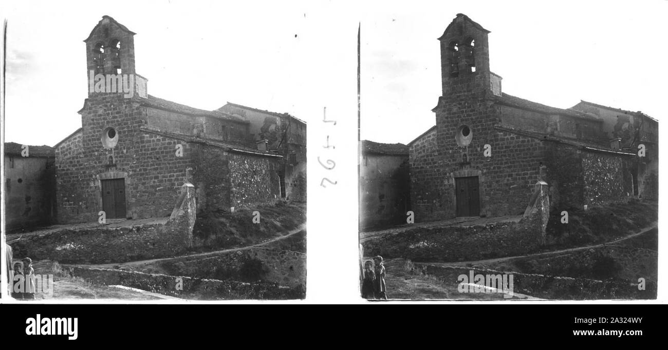 Església de Vallbona d'Anoia. Stock Photo