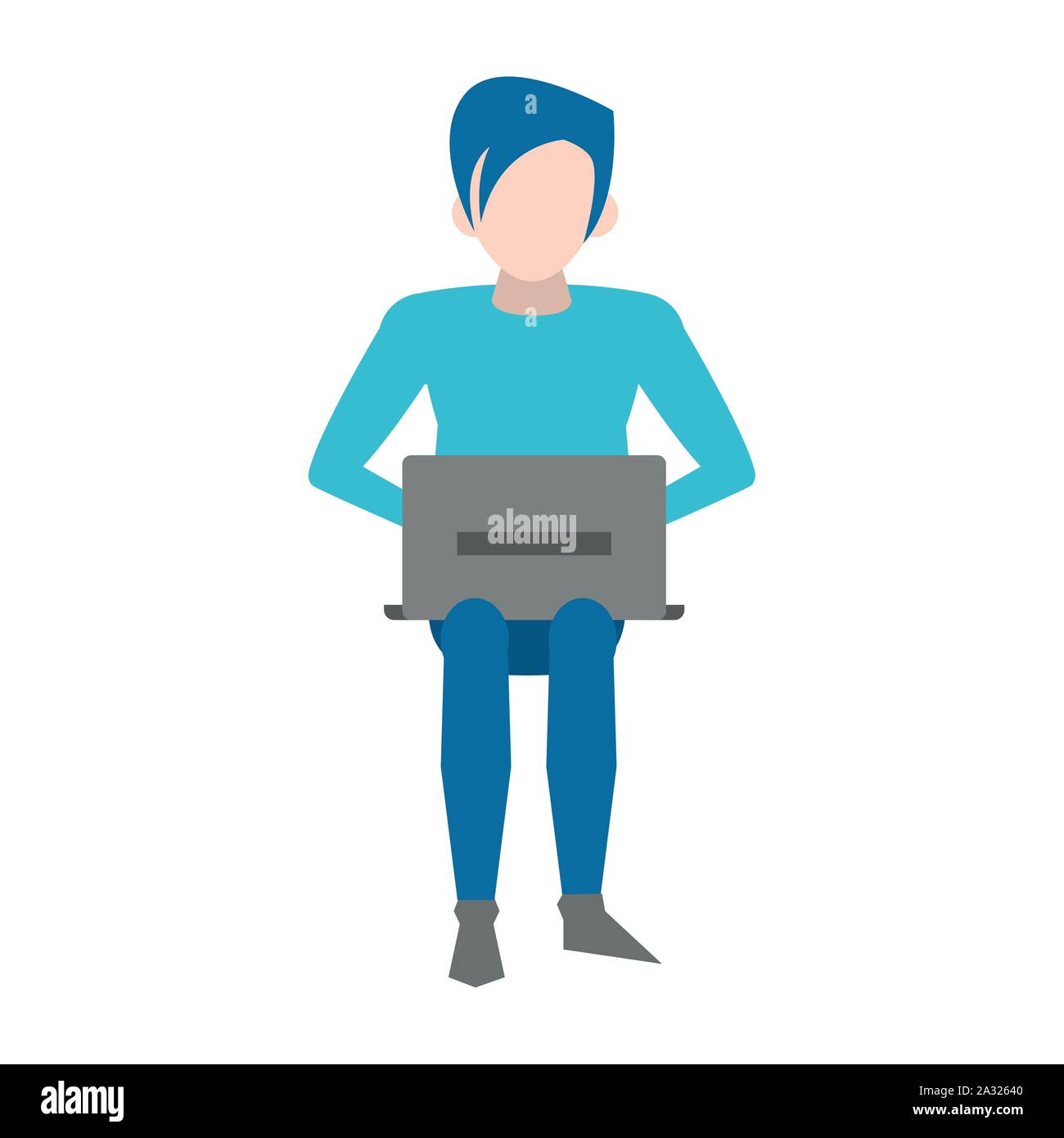 avatar man and technology design Stock Vector Image & Art - Alamy