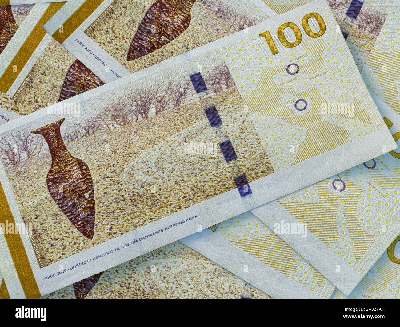 Danish krone.The official currency of Denmark, Greenland, and the Faroe  Islands. Financial background. DKK Stock Photo - Alamy