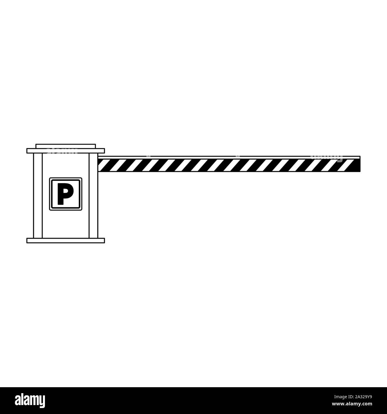 parking barrier icon Stock Vector Image & Art - Alamy