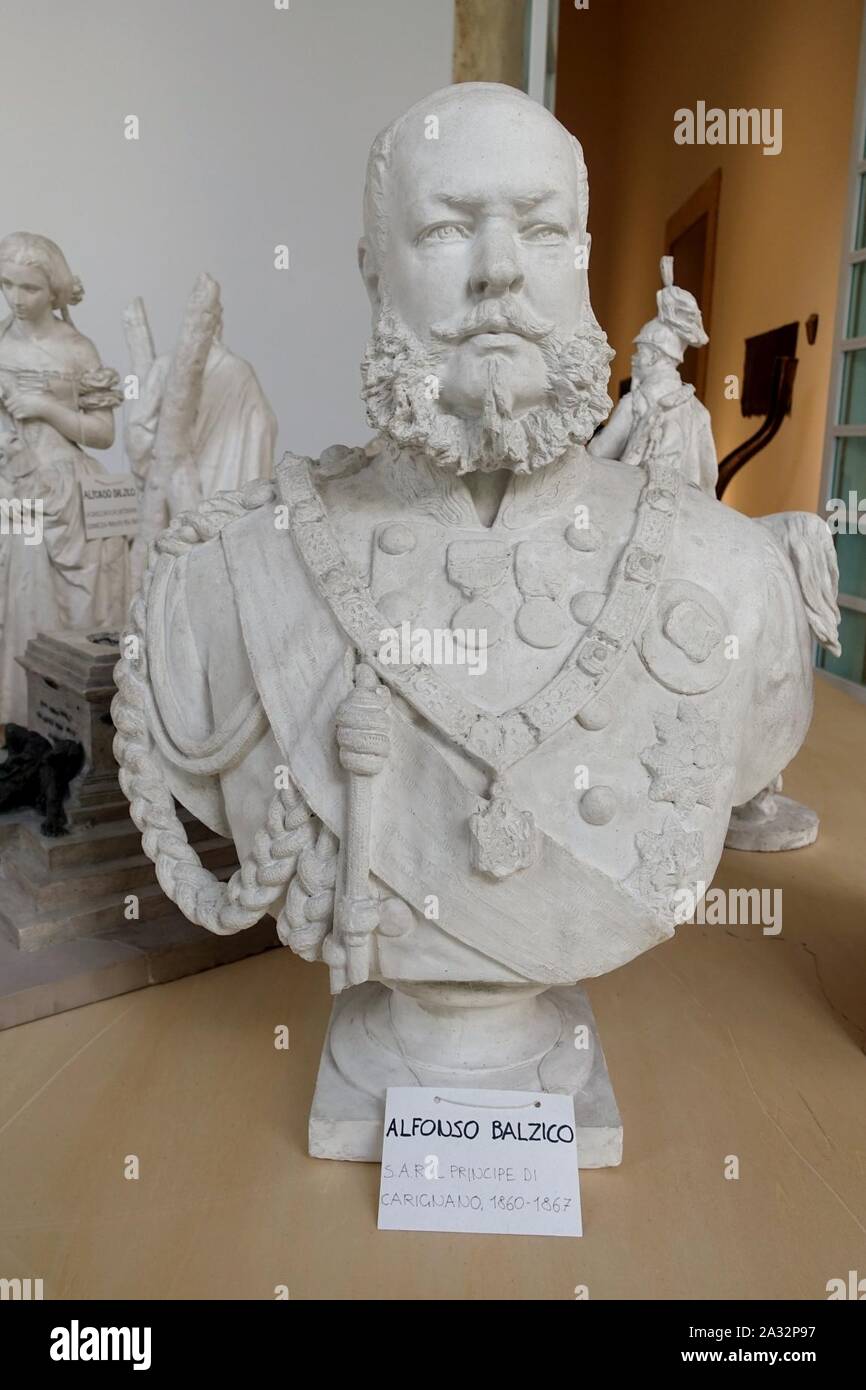 Eugenio Emanuele di SavoiaVillafranca, Prince of Carignano, maquette