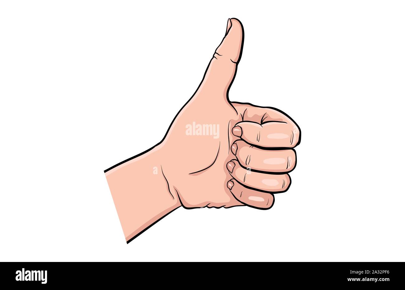 Hand gesture thumbs up Cut Out Stock Images & Pictures - Page 3 - Alamy