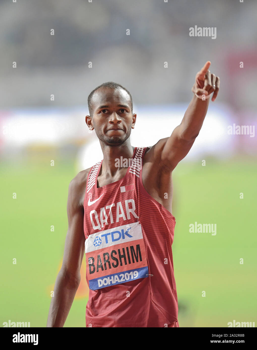 Mutaz Barshim (Qatar). High Jump Gold Medal. IAAF World Athletics ...
