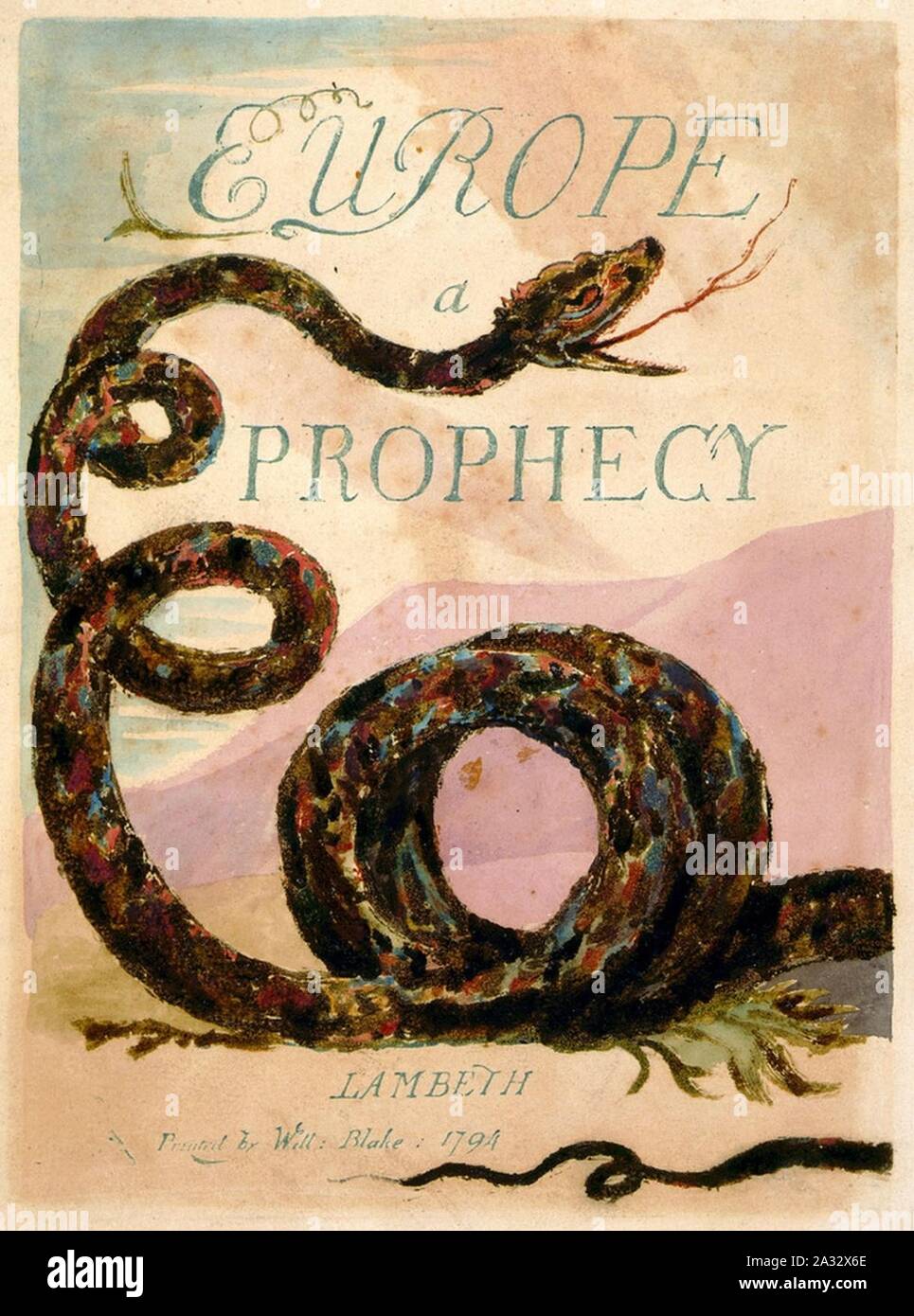 Europe a Prophecy copy Stock Photo