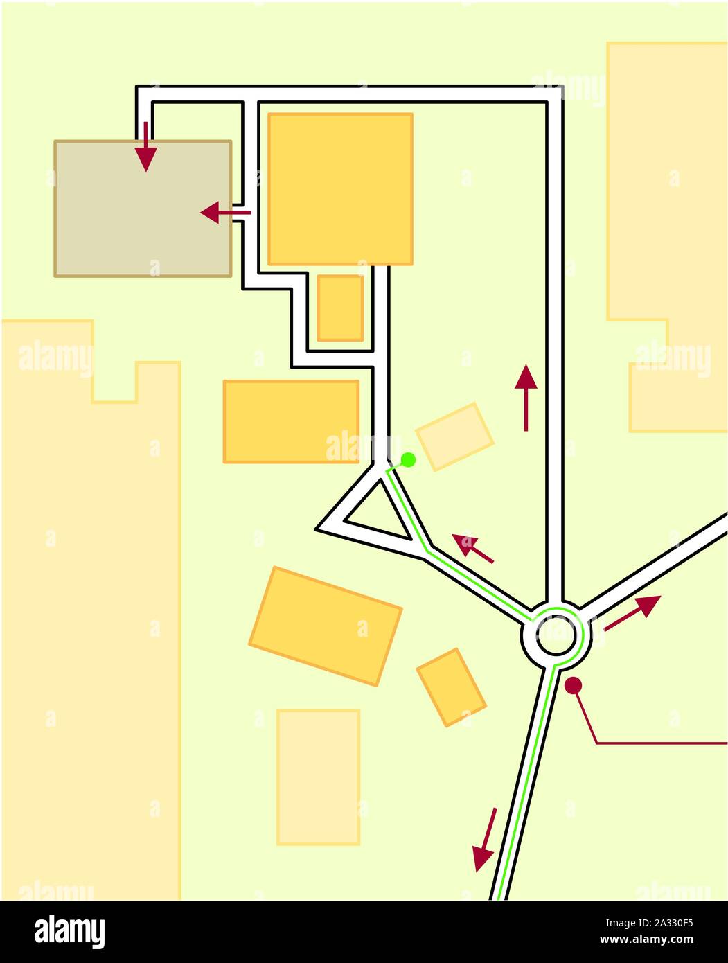 Driving directions Stock Vector Images Alamy