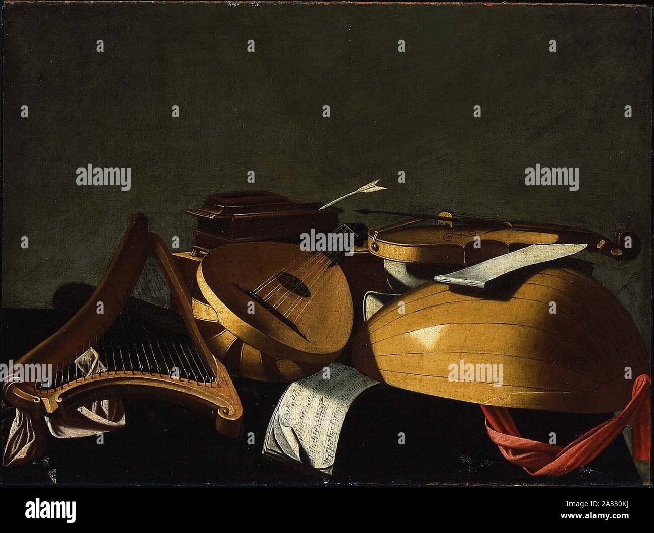Evaristo Baschenis - Musical Instruments Stock Photo - Alamy