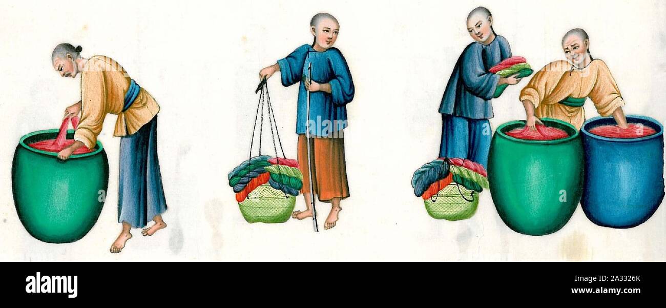 Everyday Life in Old China 15 Stock Photo Alamy