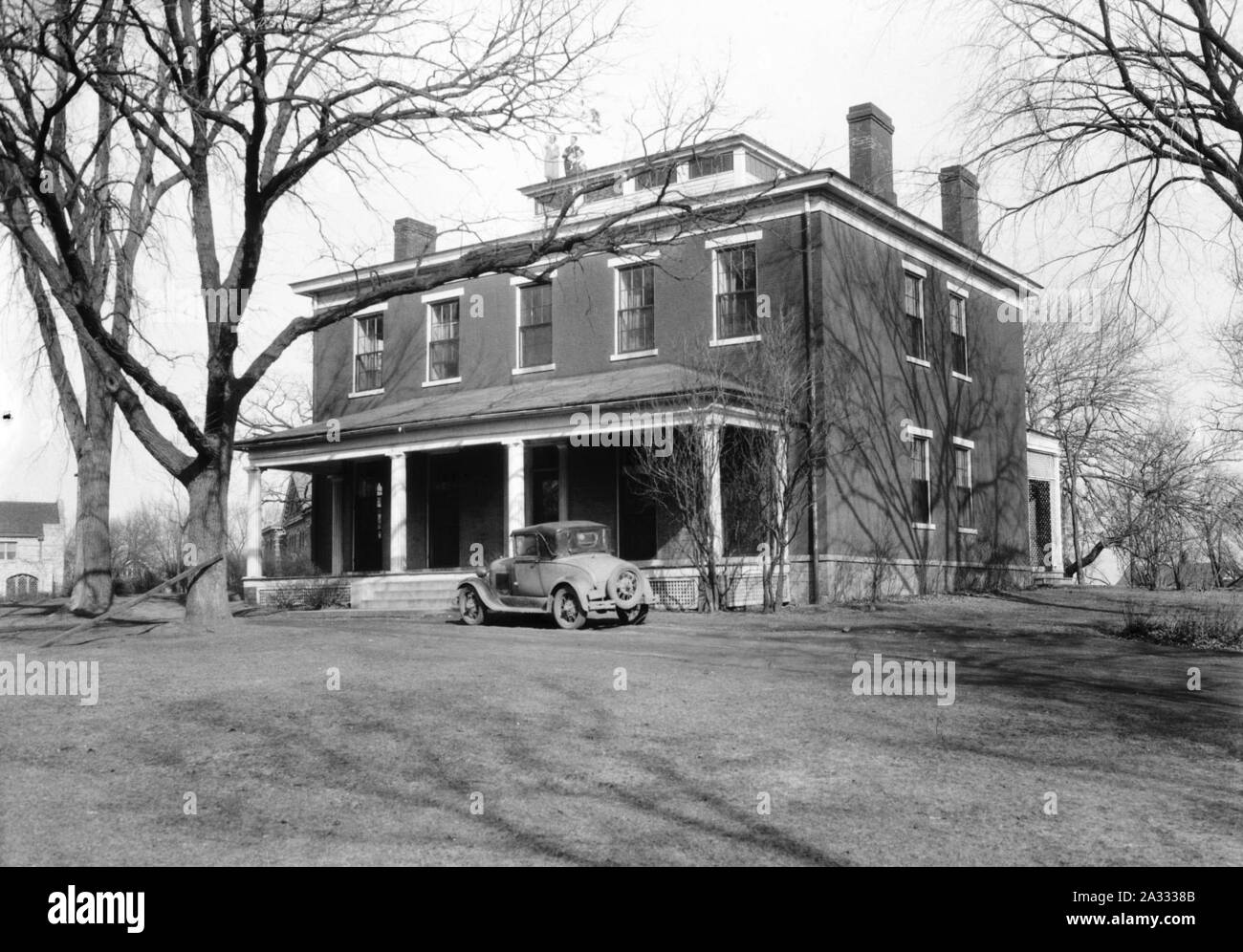 Ewing Hall, Parsons College Stock Photo Alamy