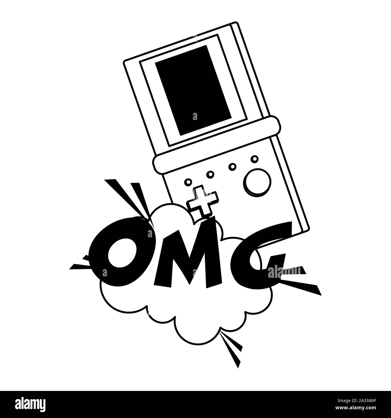 Retro videogame design Stock Vector Image & Art - Alamy