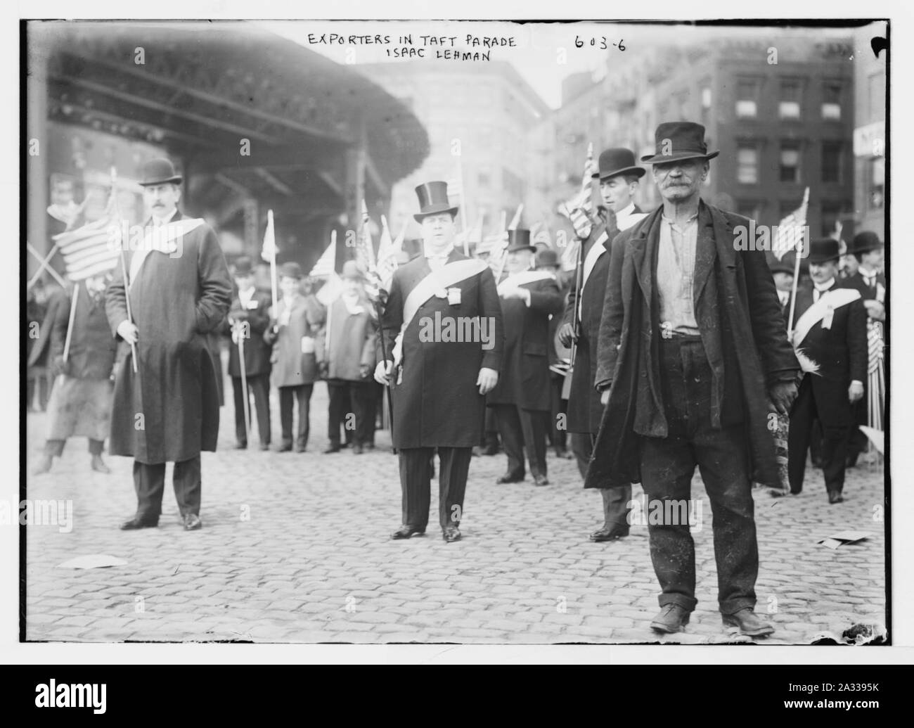 Exporters in Taft Parade, Isaac Lehman (i.e. Lehmann), (New York) Stock Photo