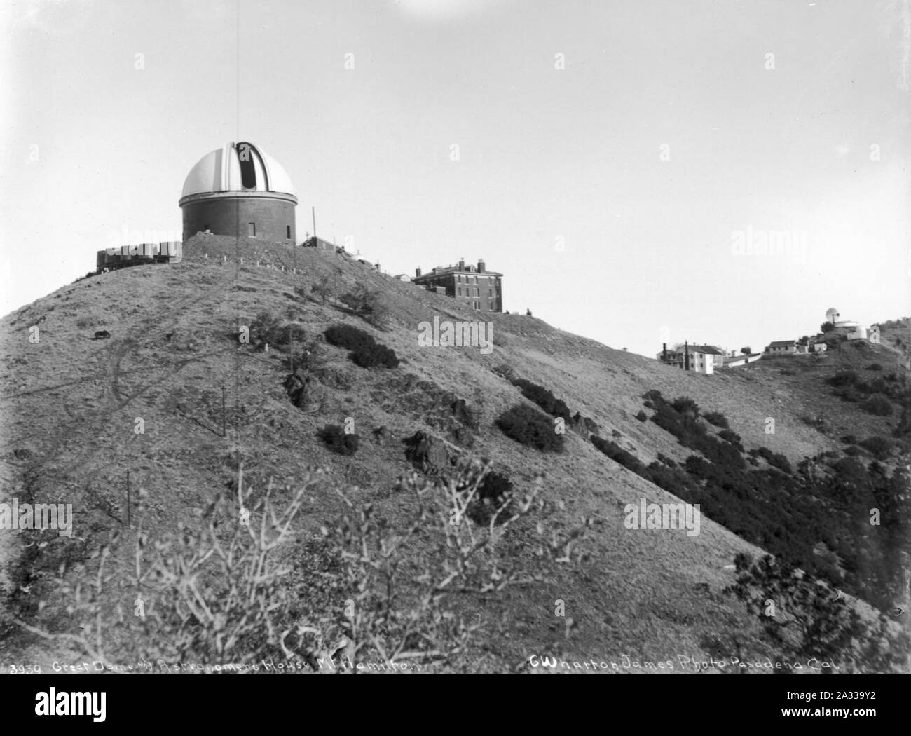 Exterior view of Lick Observatory on Mount Hamilton, California, ca.1904-1909 (CHS-3939). Stock Photo