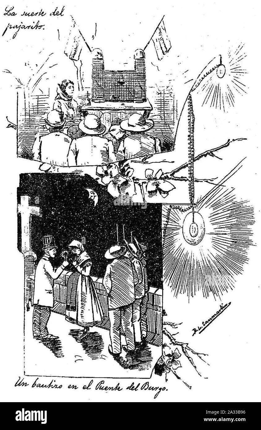 Extracto de literatura semanario dosimétrico ilustrado Año I Número 5 - 1893 febrero 4. Stock Photo