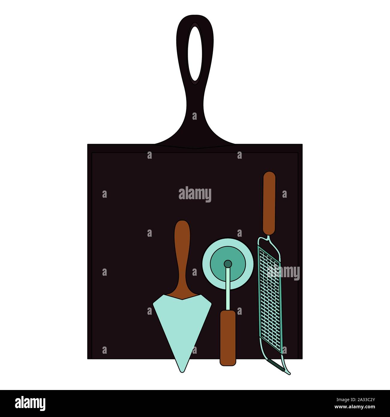 kitchen utensils design Stock Vector Image & Art Alamy