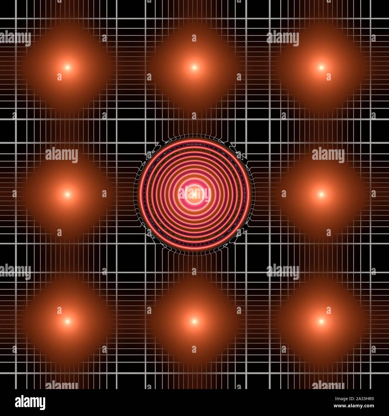 Quantum data, illustration Stock Photo - Alamy