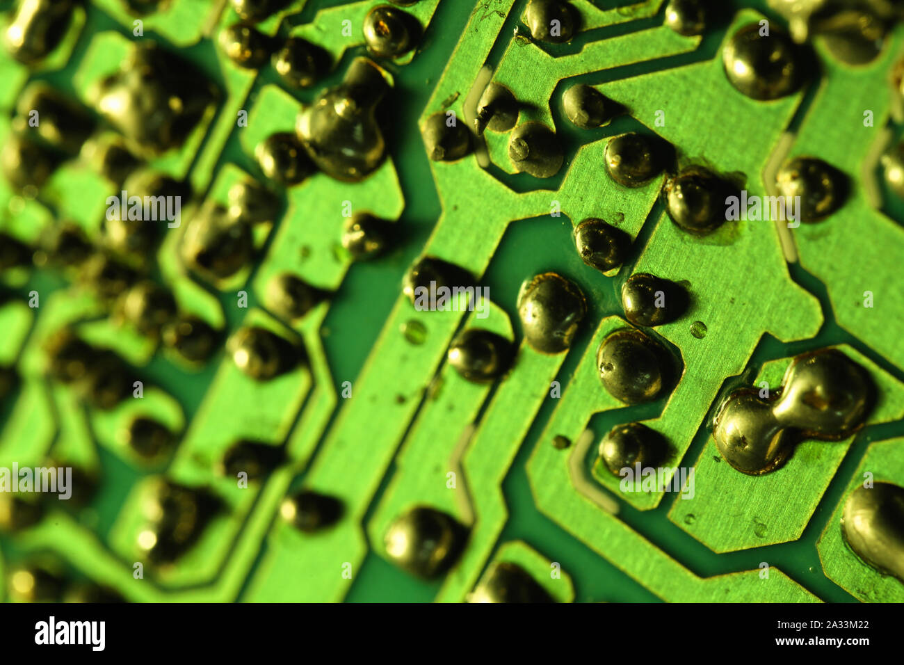 Close up of an electronic circuit board Stock Photo - Alamy