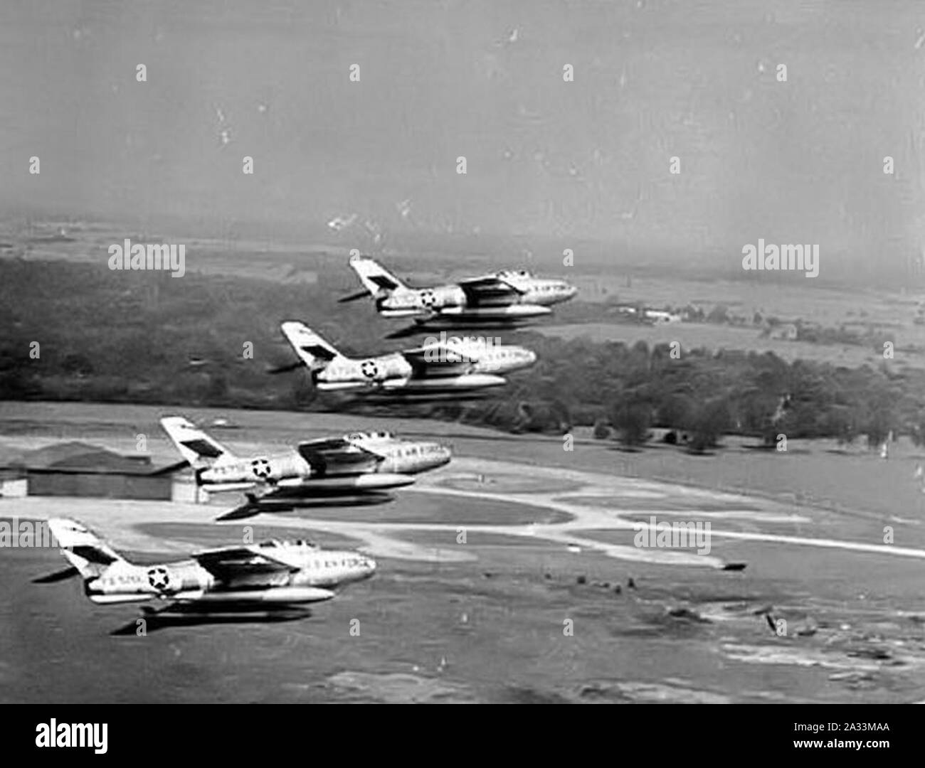 F-84f-7108tw-chm-1962. Stock Photo