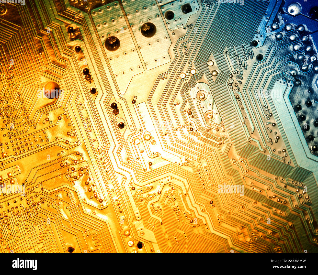 Close up of an electronic circuit board Stock Photo - Alamy