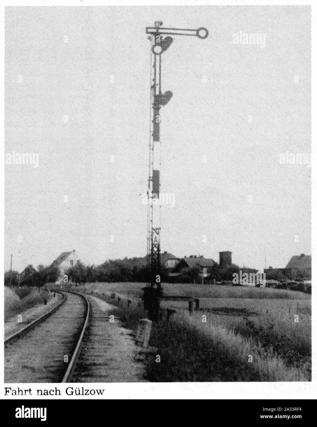Fahrt nach Gülzow 1944. Stock Photo