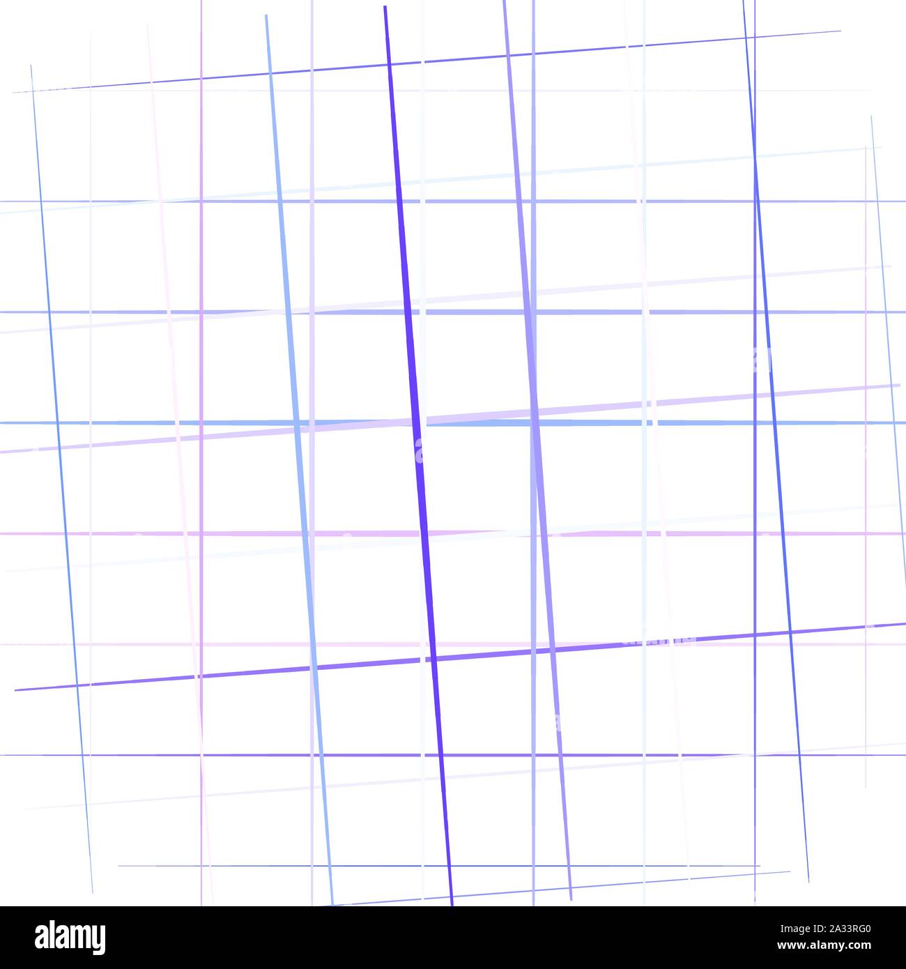 Colorful grid, mesh in square format. Random, scattered intersecting lines, stripes. Geometric background, pattern. Abstract illustration Stock Vector