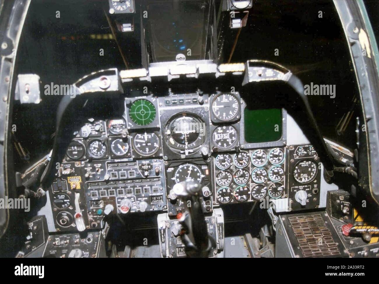 Fairchild Republic A-10A Thunderbolt II cockpit USAF Stock Photo - Alamy