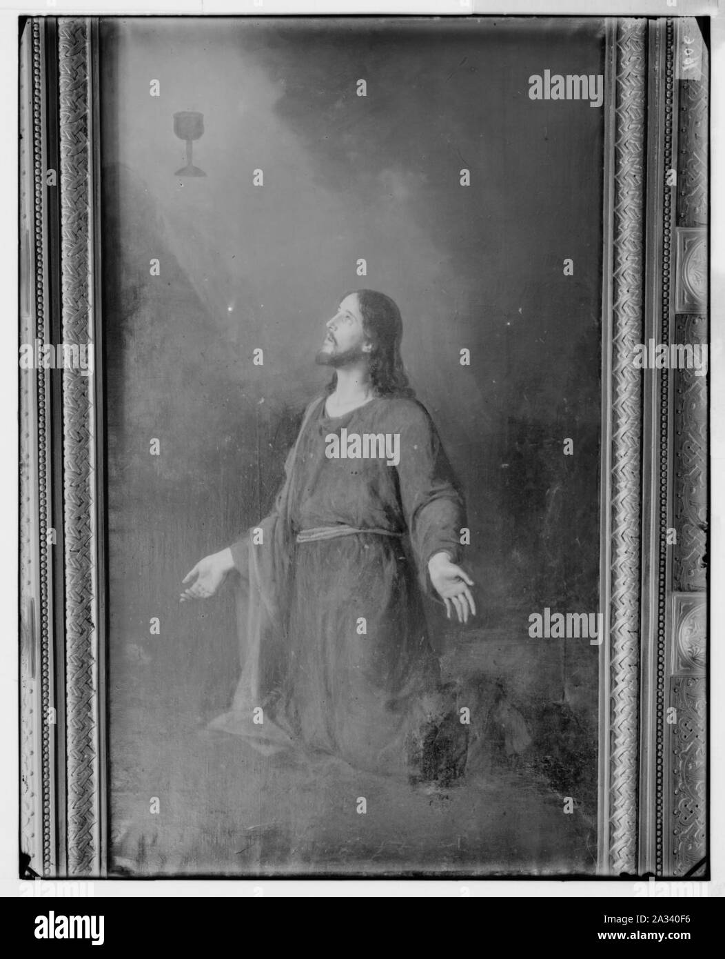 Famous religious paintings. The Agony in the Garden, by Repen, in