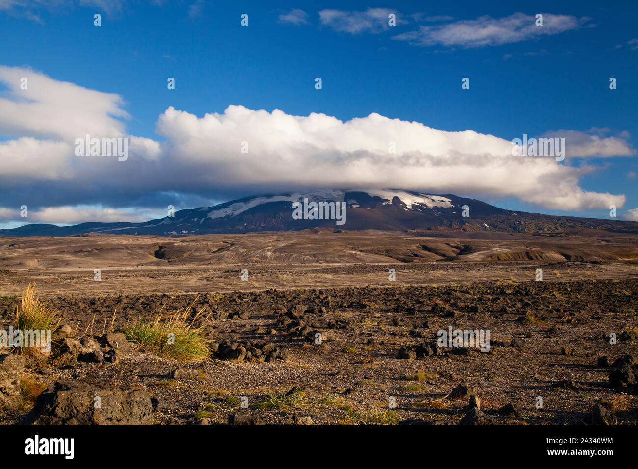 Hekla volcano, Iceland Stock Photo