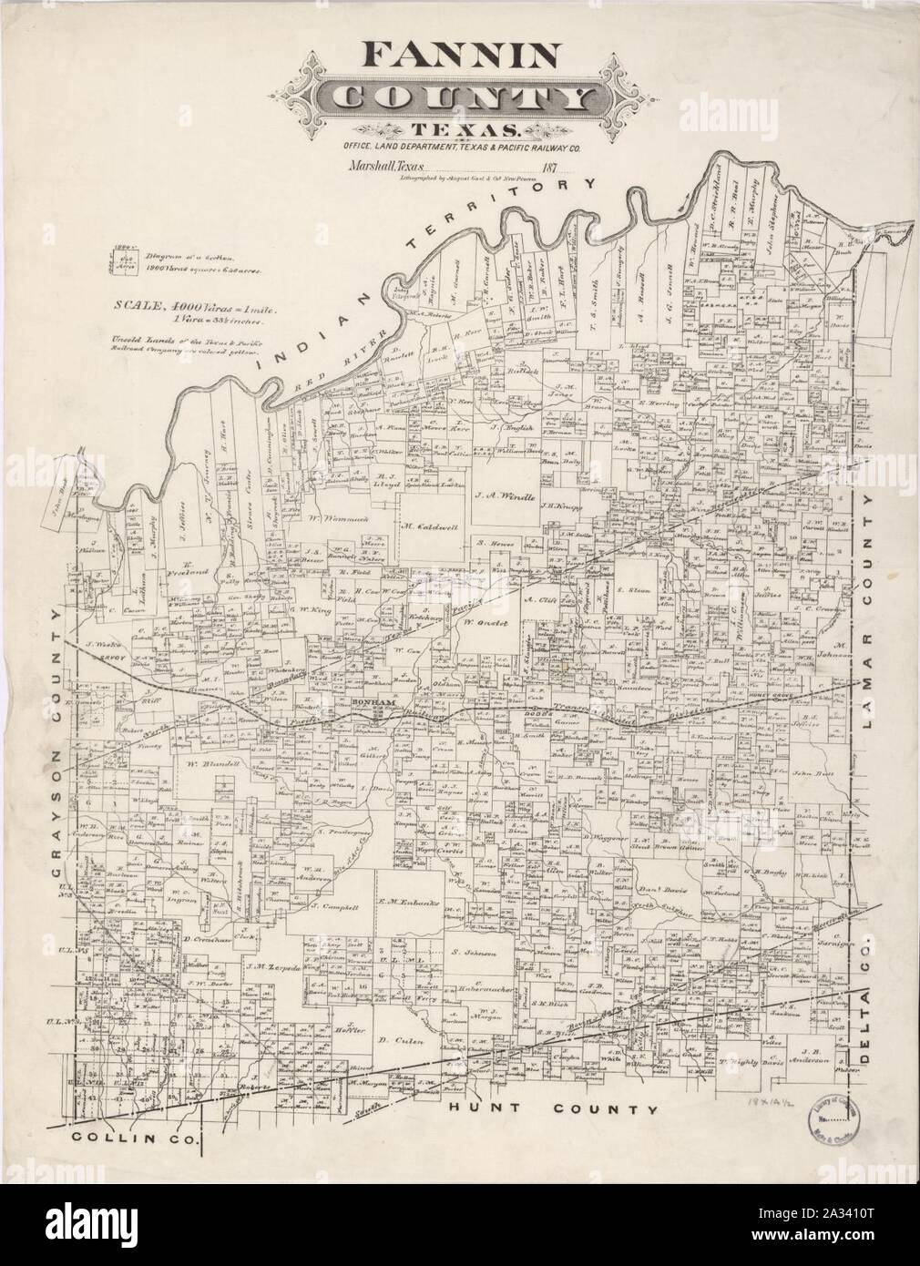 Fannin County, Texas Stock Photo Alamy