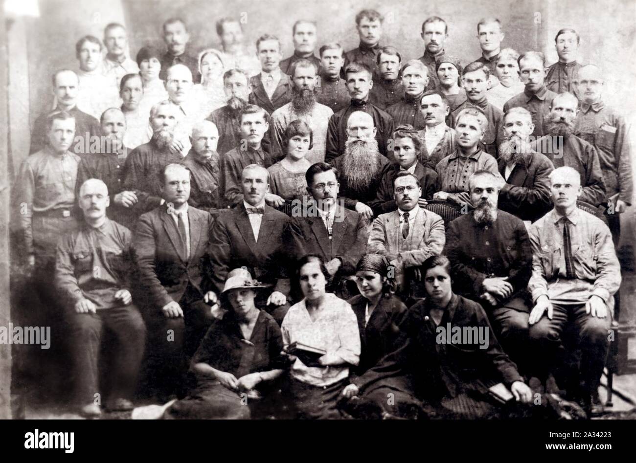 Far Eastern Kongress evangelical christians Russia Vladivostok 1926. Stock Photo