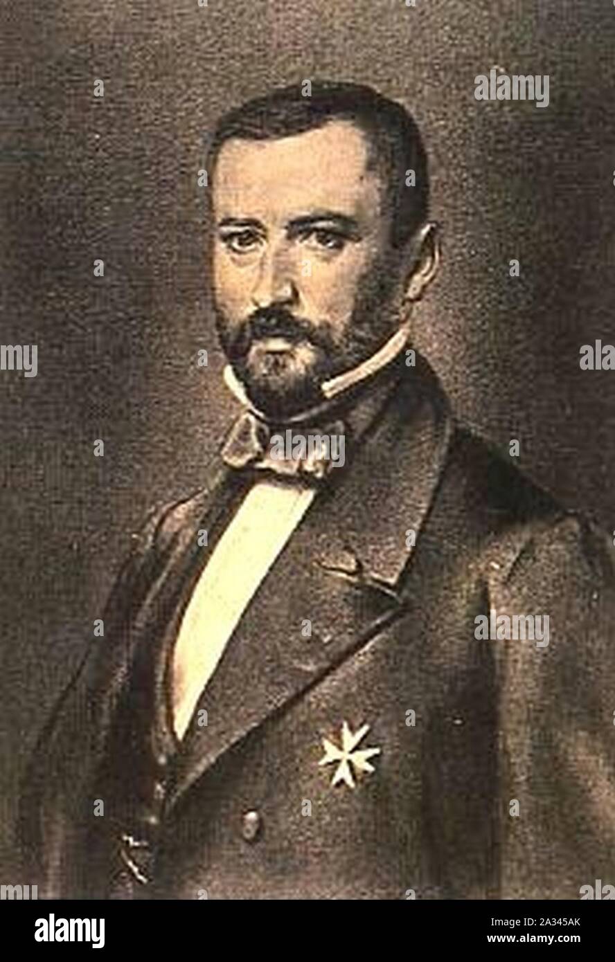 Friedrich Albrecht Graf zu Eulenburg (1815-1881). Stock Photo