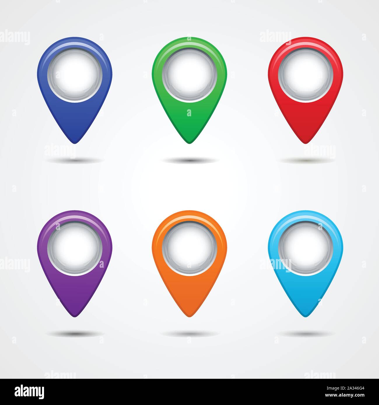 Round map pin hi-res stock photography and images - Alamy