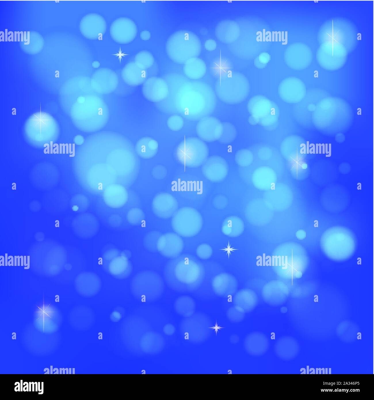 Blue abstract blurred background. Vector illustration Stock Vector