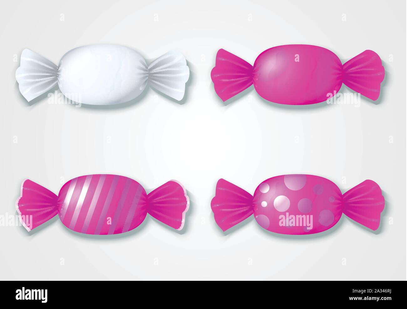 Candy candies wrapper Stock Vector Images Alamy