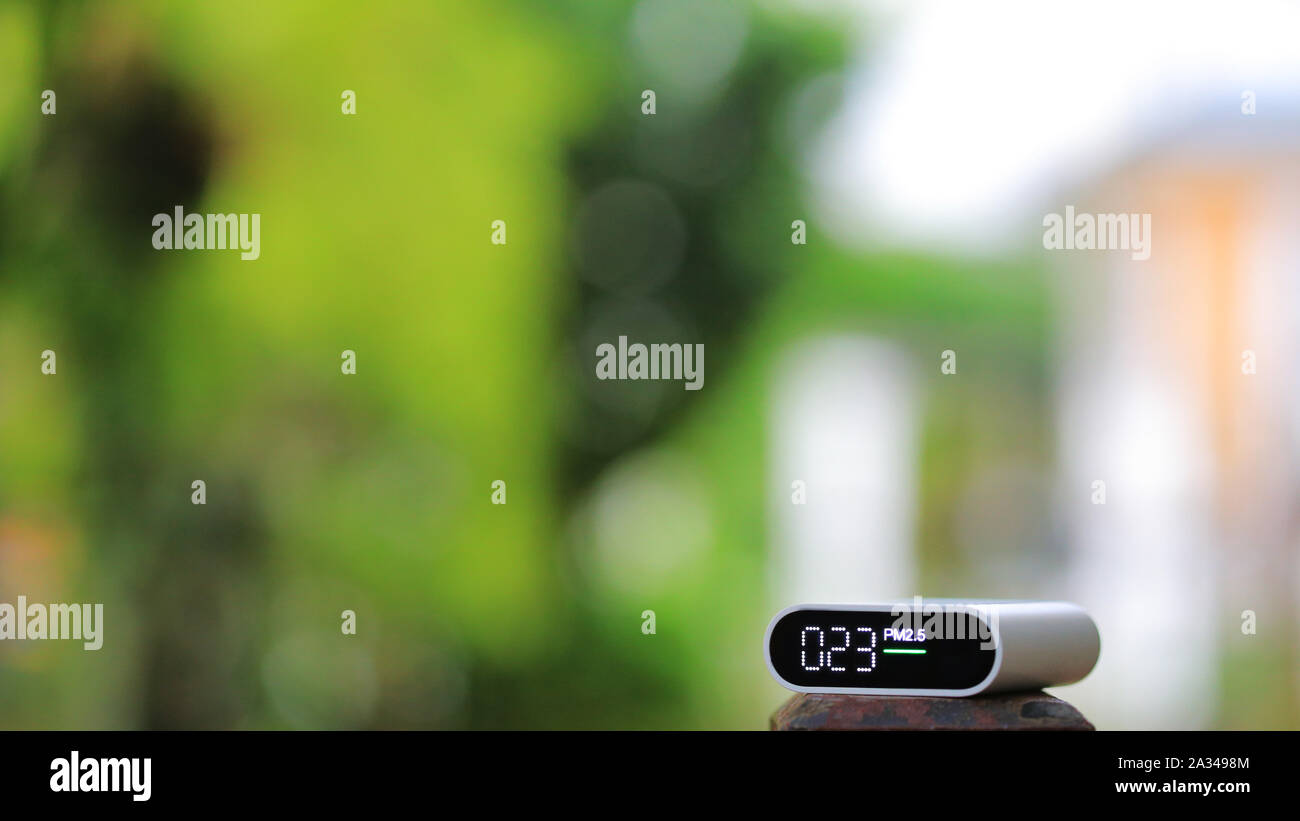 great air quality. PM2.5 particulate matter sensor detected almost