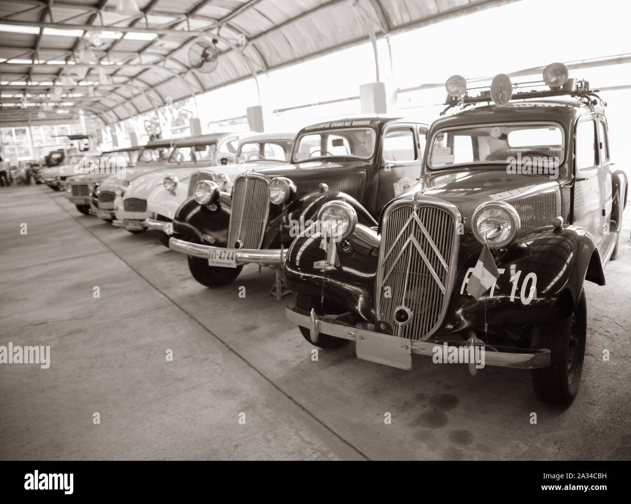 Nakhon Pathom Thailand August 3 2019 Vintage Citroen Traction