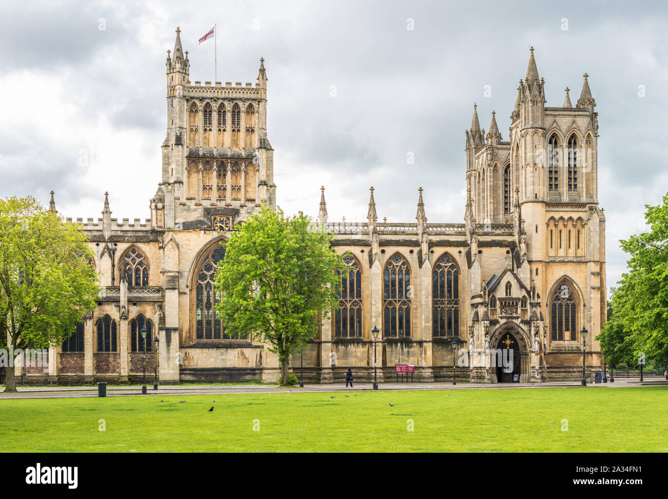 Cathedral Church of the Holy and Undivided Trinity, Bristol, England, UK Stock Photo