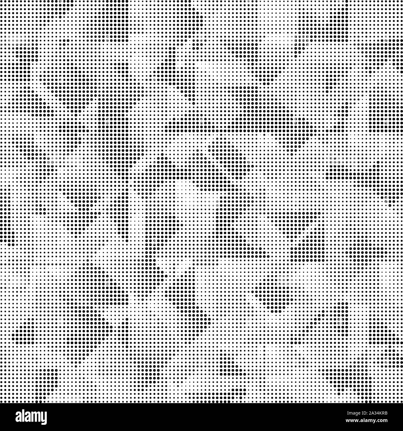 Halftone Pattern. Set of Dots. Dotted Texture. Overlay Grunge Template ...