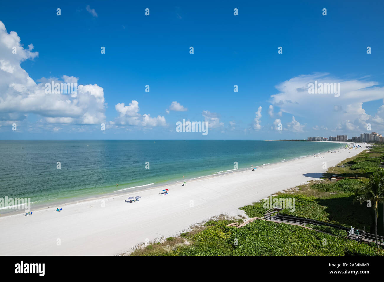 Marco Island Gulf of Mexico Beach Aerial photograph of Southwest Florida Ten Thousand Islands