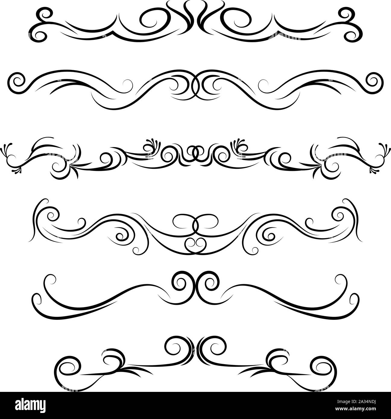 Decorative swirls hi-res stock photography and images - Alamy