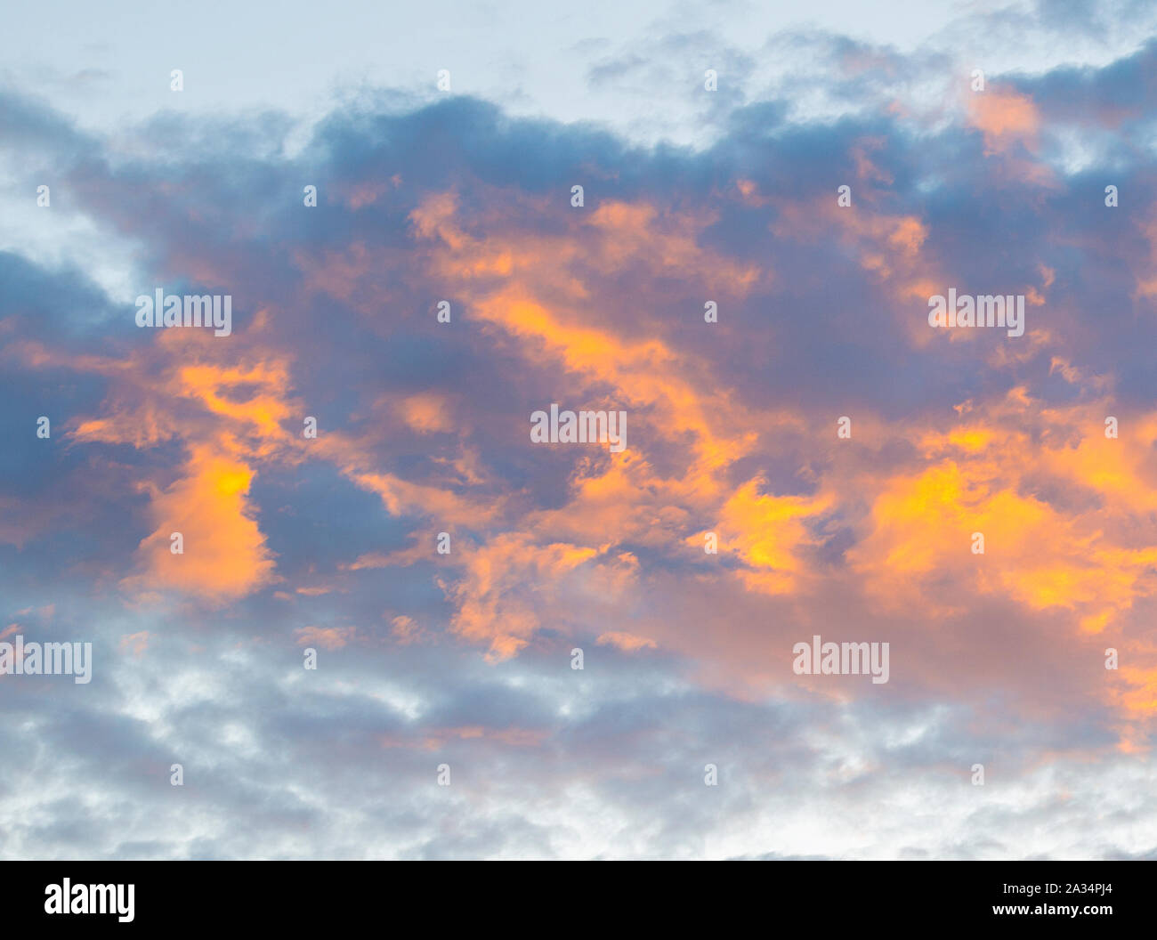 Sunset sky. Stock Photo